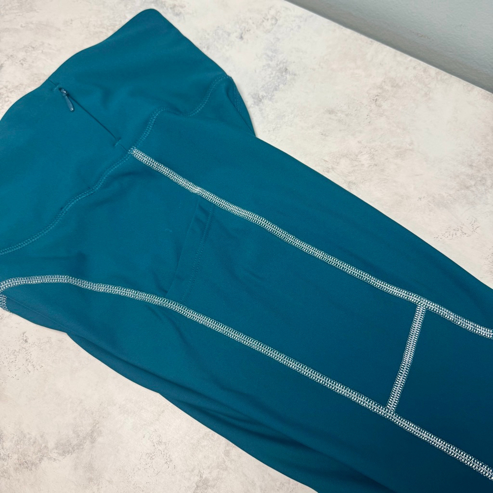 Fabletics Anywhere Motion 365+ XXS Teal Leggings - Picture 6 of 9